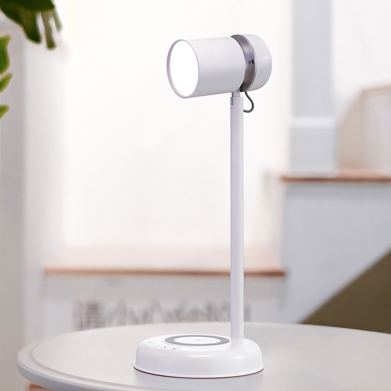 2021 hot sales 10W Desk Lamp fast Wireless Charger with 3 in 1 Multi- function of bluetooth products