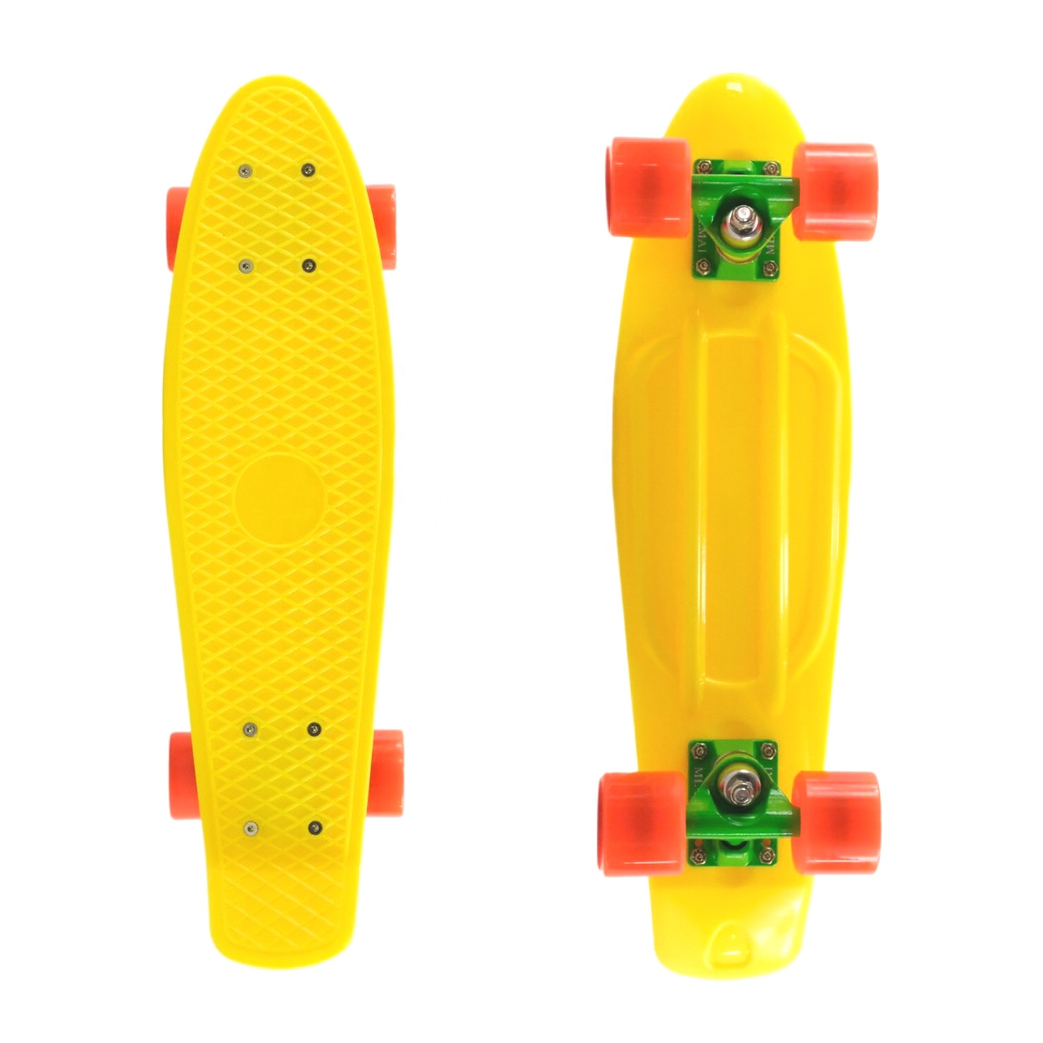 Complete 22 Inch Mini Cruiser Skateboard for Youths Beginners or Kids