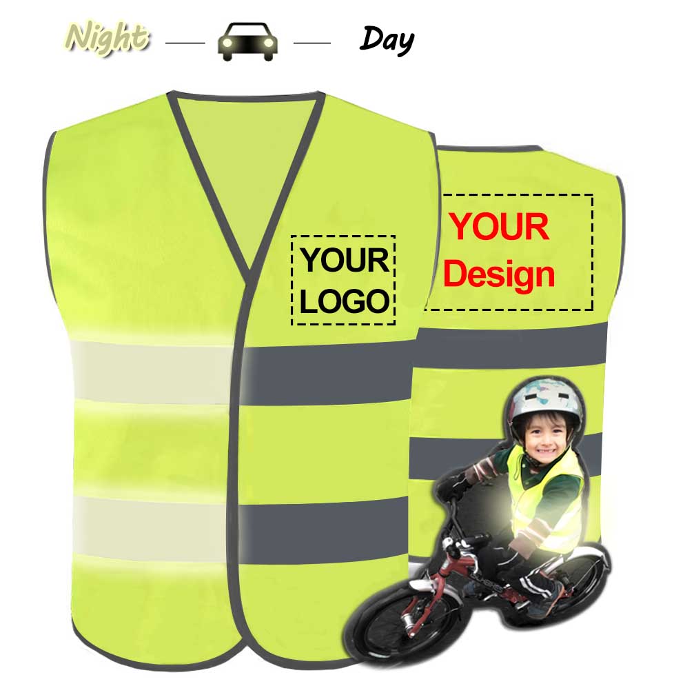 Высококачественный детский жилет hi vis, Детский жилет высокой видимости, защитный жилет