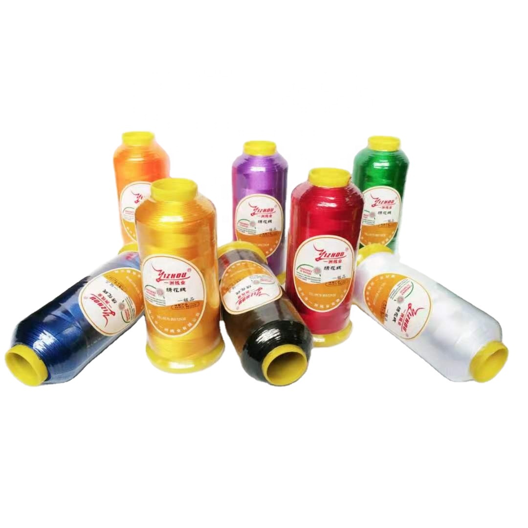 High-Quality Embroidery Sewing Threads 108D/2, 120D/2 Polyester Filament Environmentally Fastness And Kont-Free