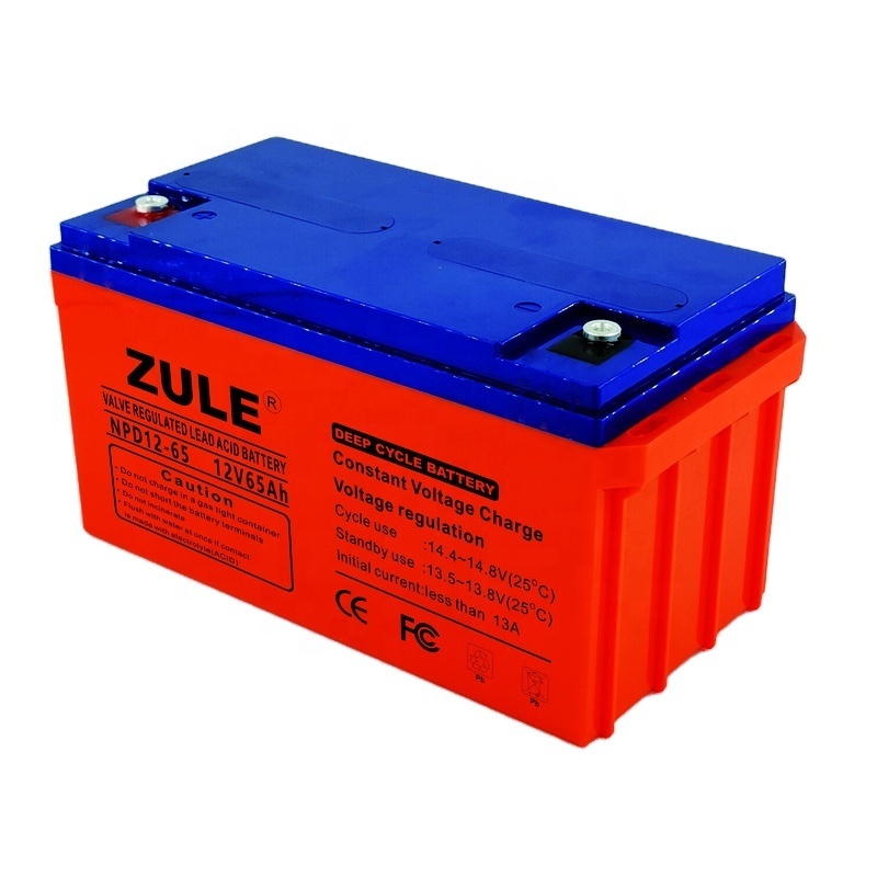 Lead Acid Batteries 12V65AH Solar Panels With Battery And Inverter