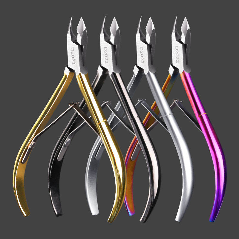 Newest Professional Exfoliating Manicure Tool Nail Scissors Dead Skin Clipping For Nail Salon