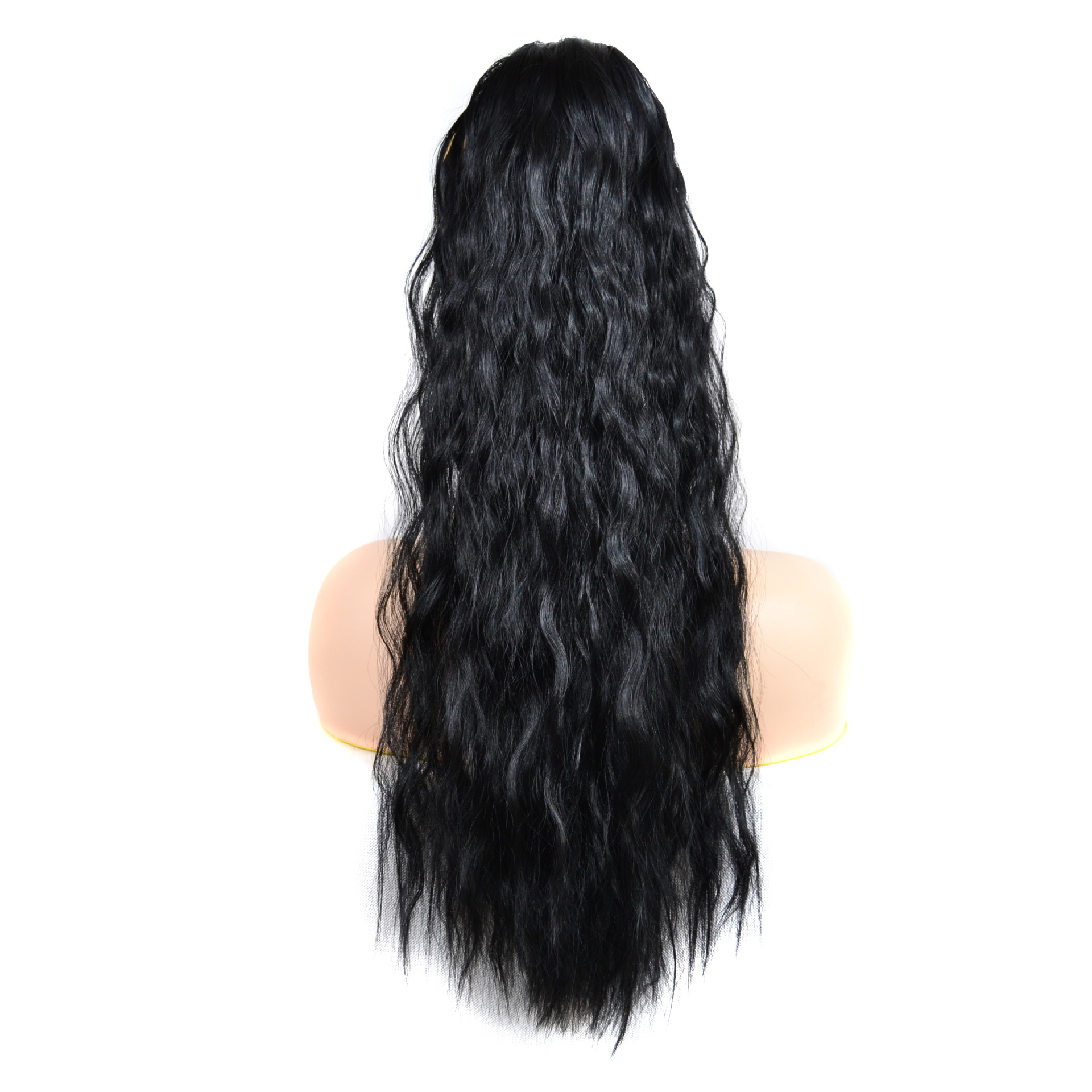 2021 Daily Wearing Synthetic Long Yaki Curly Wig Ponytails Multiple Color Drawstring Ponytail Extensions