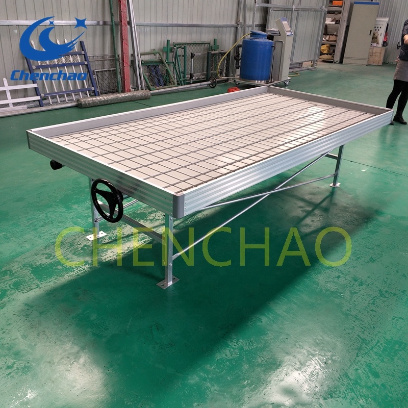 Теплица hidroponic системы 4ft 8ft прокатки растущий стол