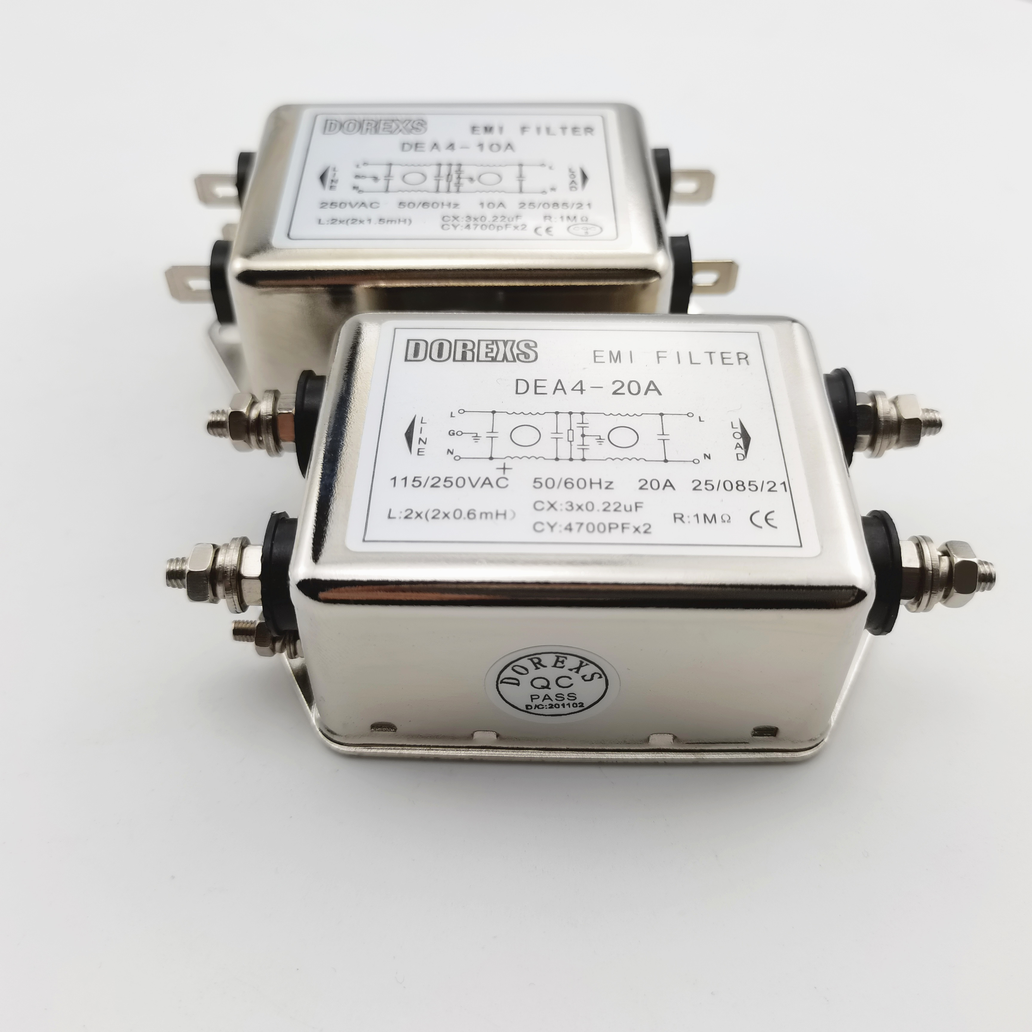 Высокопроизводительный однофазный фильтр EMI для лазерной резки 220VAC 1-50A от производителя