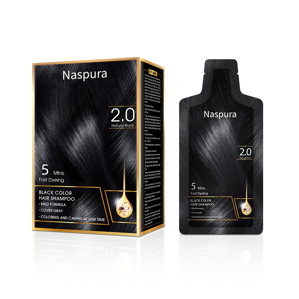 2021 Best Sell Organic Natural Non Allergic Wholesale Colorful Hair Dye Shampoo Blue Colour Cream Henna 10ml 15ml Private label