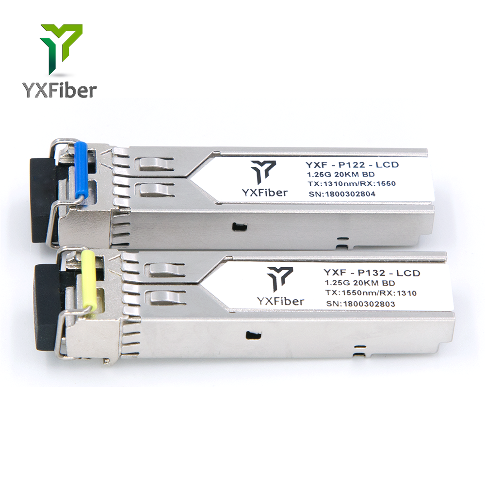 sfp BIDI WDM коммутатор Gigabit с dom быстро media converter tx1550nm GPON ONU Stick SFP 20 км GPON OLT 1,25 г SMF LC