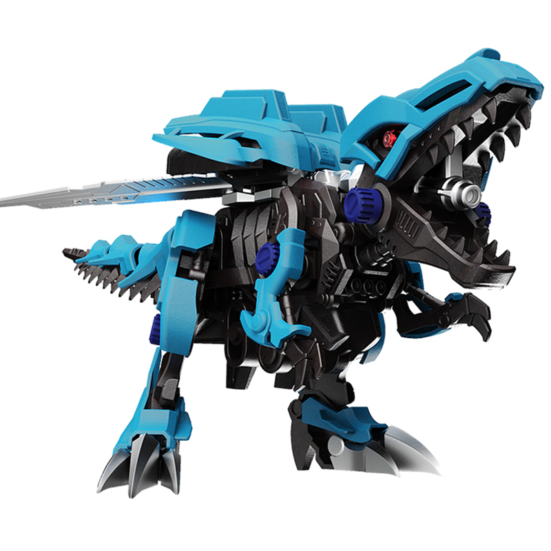 Educational Building Blocks Electric DIY Assembled Dinosaur STEAM Toy Robot 5701
