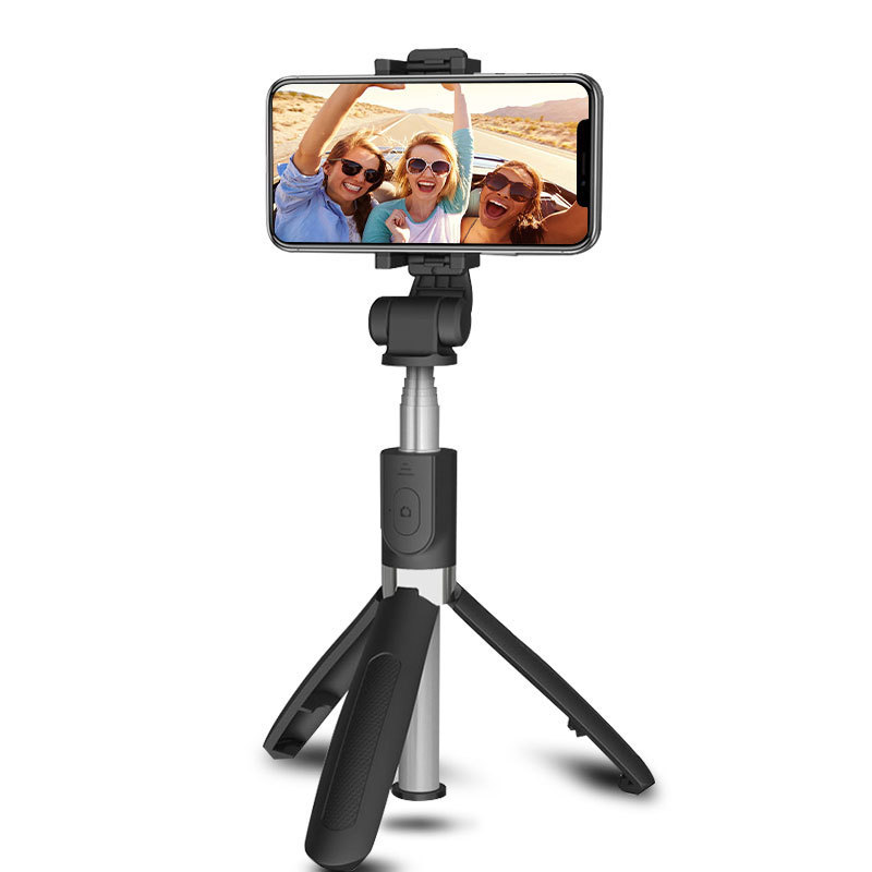 3 in1 Flexible Wireless Selfie Stick Extendable Handheld Monopod Foldable Mini Tripod With Shutter Remote