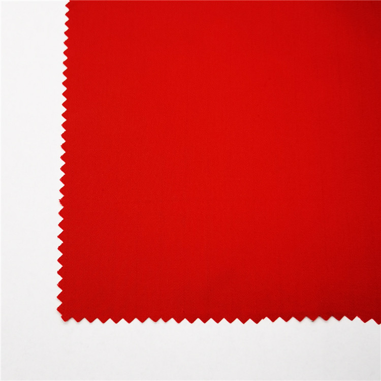 Orange Anti-Static 65%polyester 35%cotton fabric 32*32 130*70 T/C twill fabric 150gsm shirts fabrics