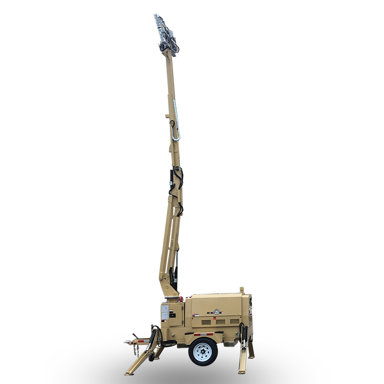 Дорожный мобильный тротуар строительство аварийное здание для продажи Alberta Light Tower мачта 35 м