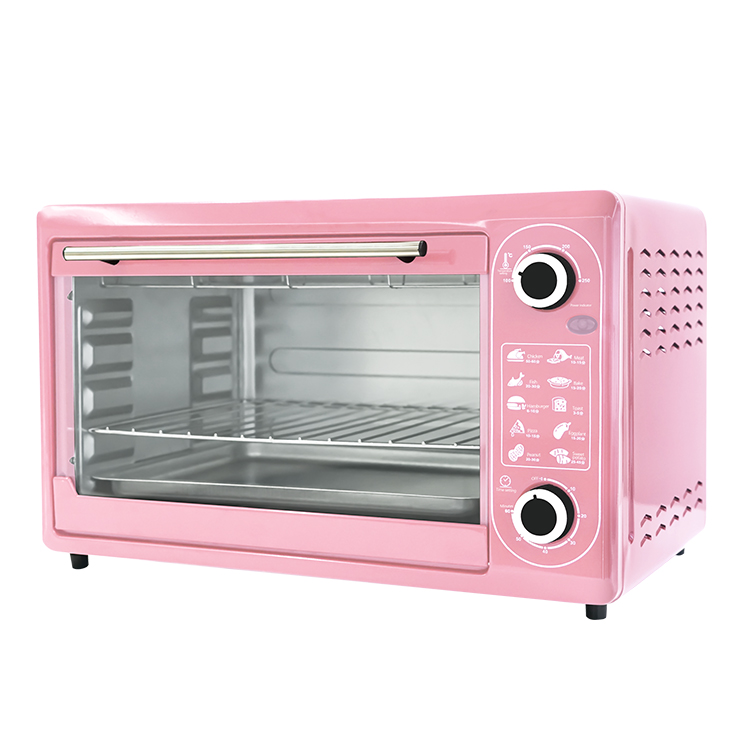 Pink Cute Kitchen Appliance Electric Pizza Oven Micro Wave Oven for Household