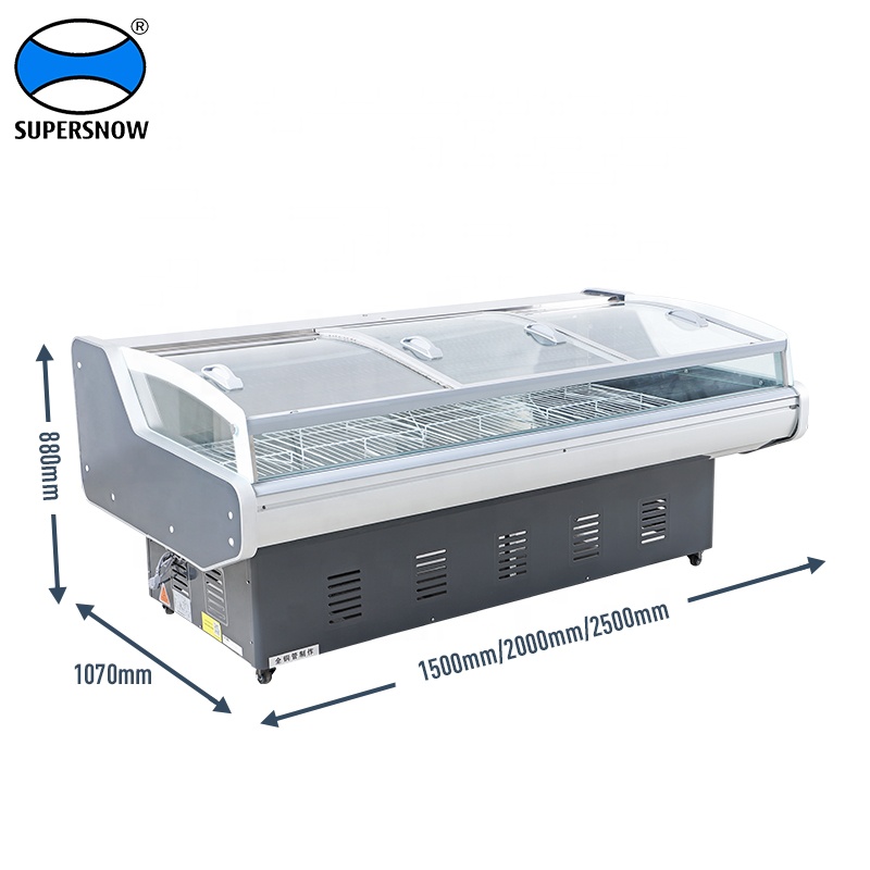 269/363/456L Deli showcase restaurant kitchen display refrigerator for meat