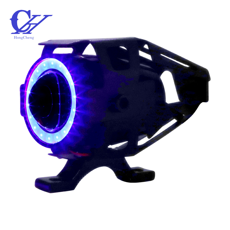 Универсальные мотоциклетные светодиодные фары Cyclop, 10 Вт, аксессуары для мотоциклов, светодиодная фара «ангельские глазки» для мотоцикла