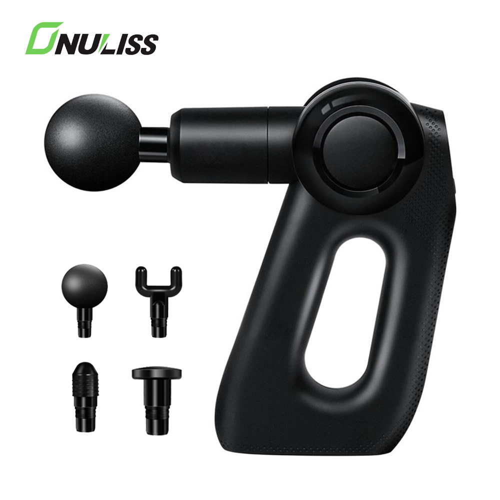 2021 Percussive Therapy Deep Tissue Rotating Foldable Muscle Massage Gun