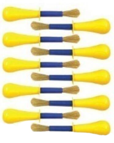 High quality grip art brushes with bristle for kids