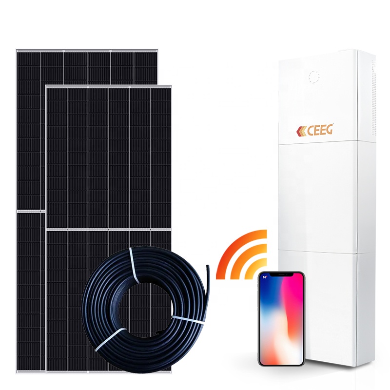 Индивидуальная система хранения солнечной энергии 3.6kw 5kw 6kw 10kw для дома все в одной машине