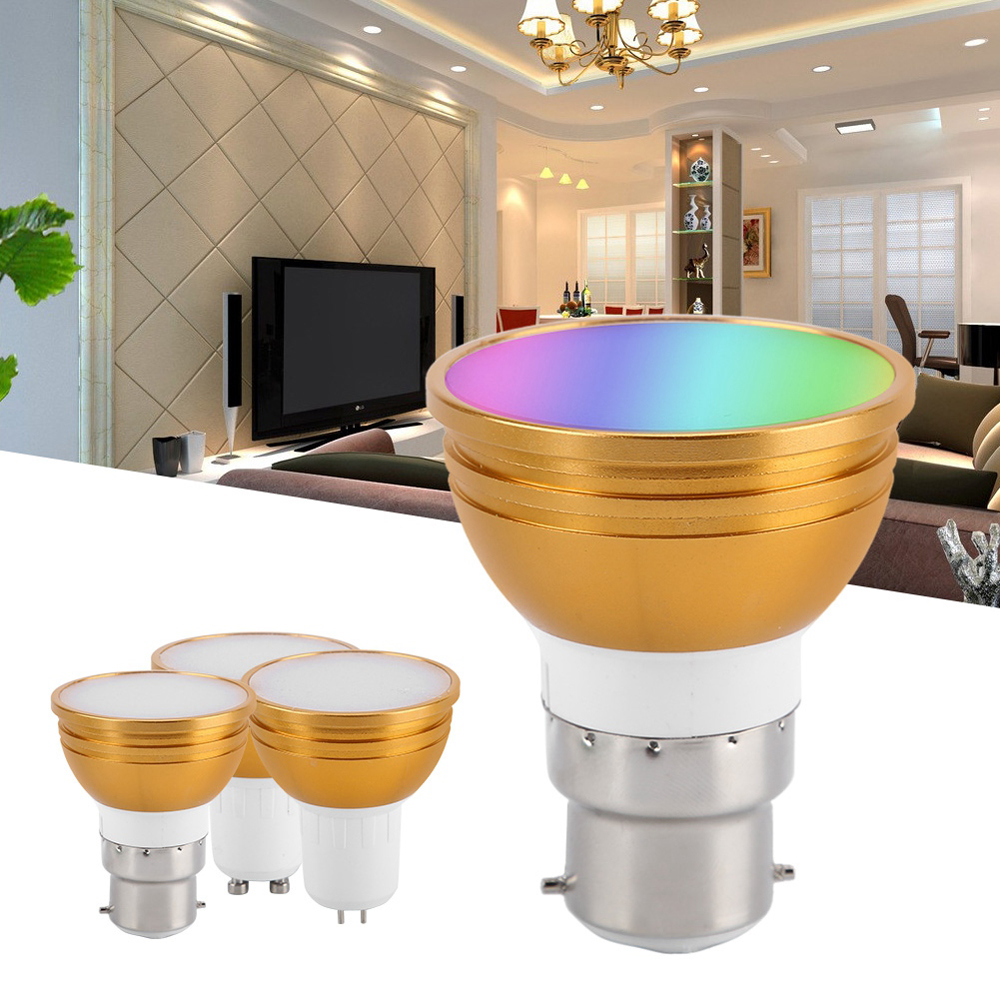 Голосовое управление и приложение WiFi Smart 7WWork с Alexa и Google RGB + 6000K Разноцветные GU10 E27 B22 GU5.3 лампочки