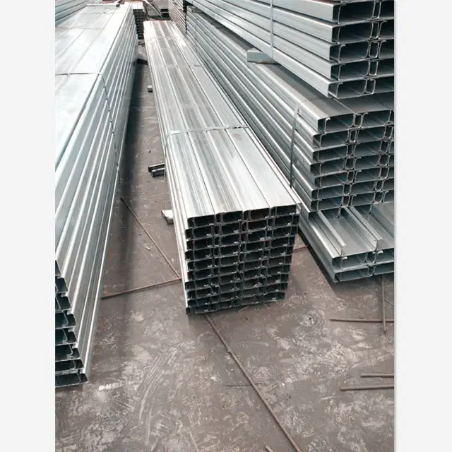 Tangshan gi steel channels mild steel c channel size 200 x 80 x 7.5 x 11mm