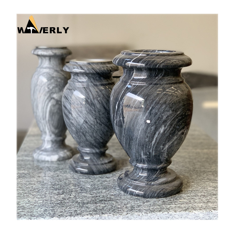 Custom Wholesale Natural Stone Vase Hand Carved Indoor Home Decoration White Marble Vase