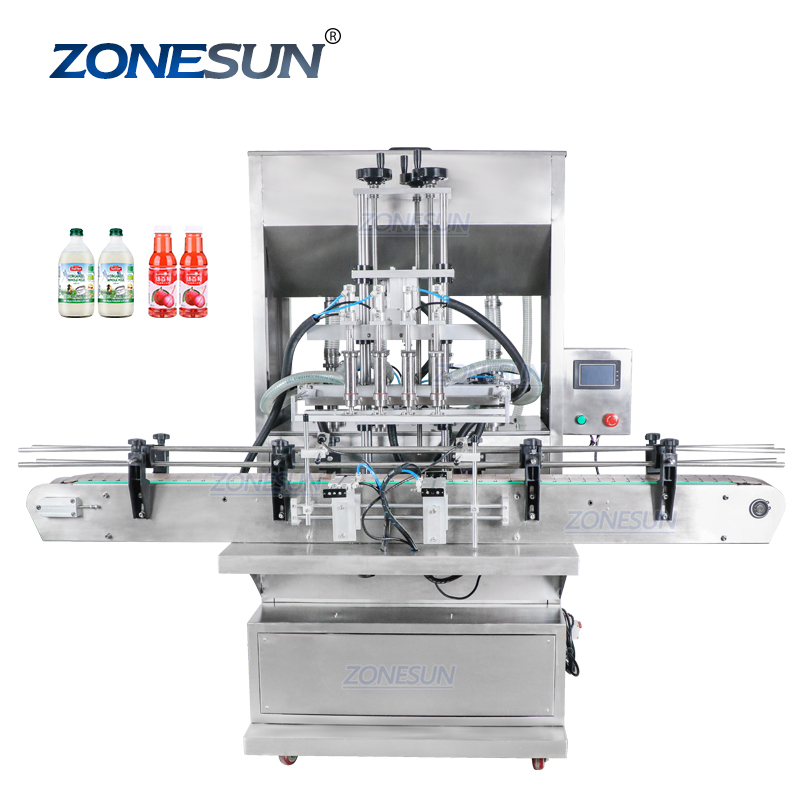 ZONESUN ZS-SV4GB оборудование для розлива крема, кетчупа, соуса чили, шампуня, варенья