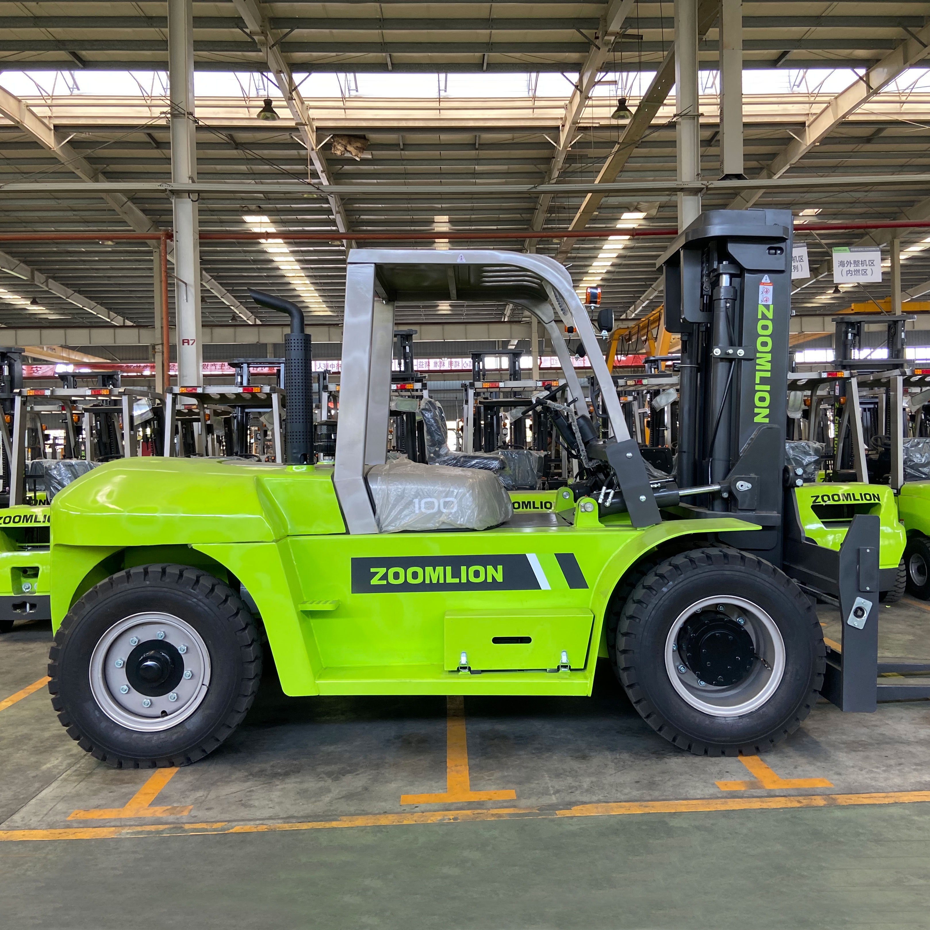 Zoomlion автоматическая коробка передач вилочный погрузчик Емкость 10t вилочный погрузчик 1010