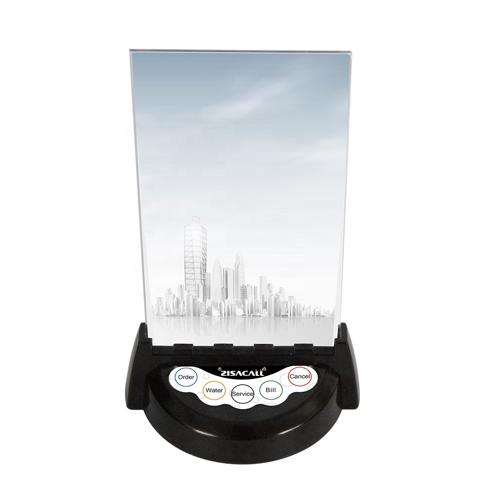 ZISA Wireless Restaurant table calling system call button wrist watch pager guest calling waiter system