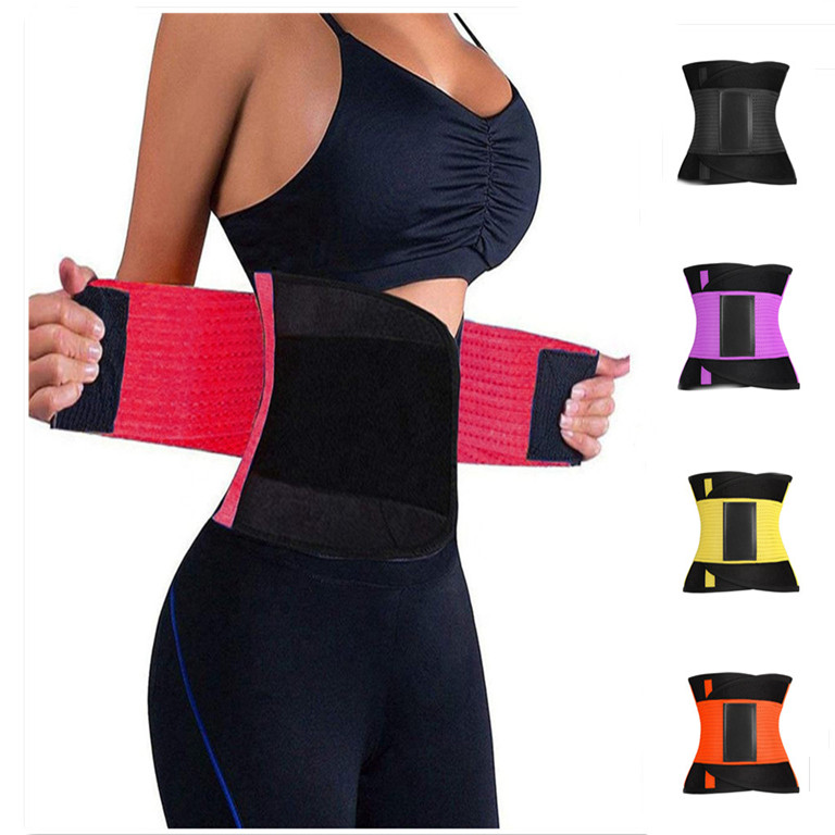 Amazon Hot Selling Customized Logo Plus Size Waist Trimmer Belt Sweat Bands Waist Trainer For Women