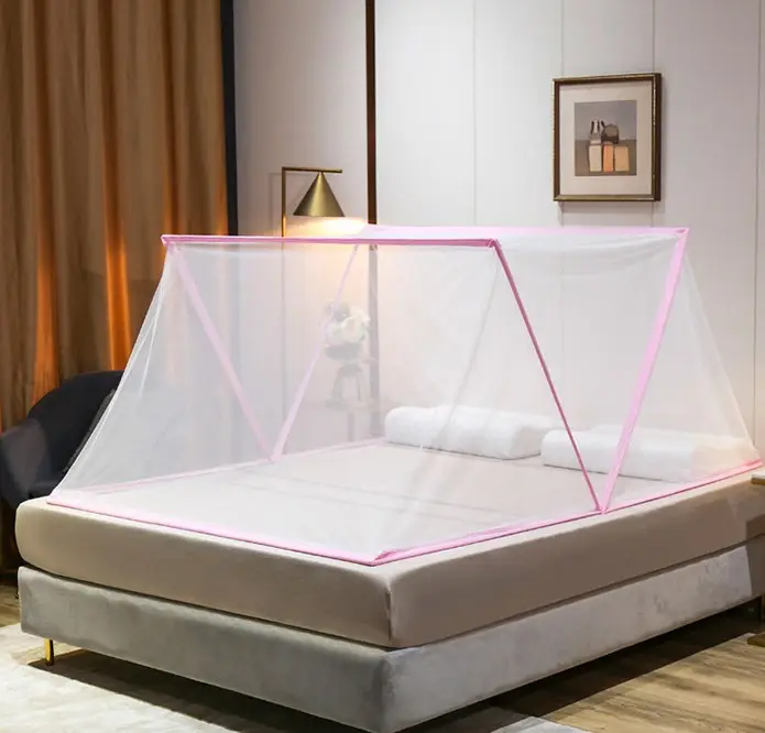 Children's Anti-drop Mosquito Nets Three-door Zipper 1.5m Bed Yurt Household Sitting Bed Pattern Account