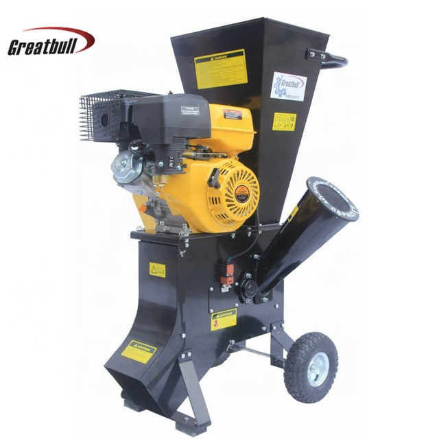 13HP gasoline wood shaving machine chipper shredder