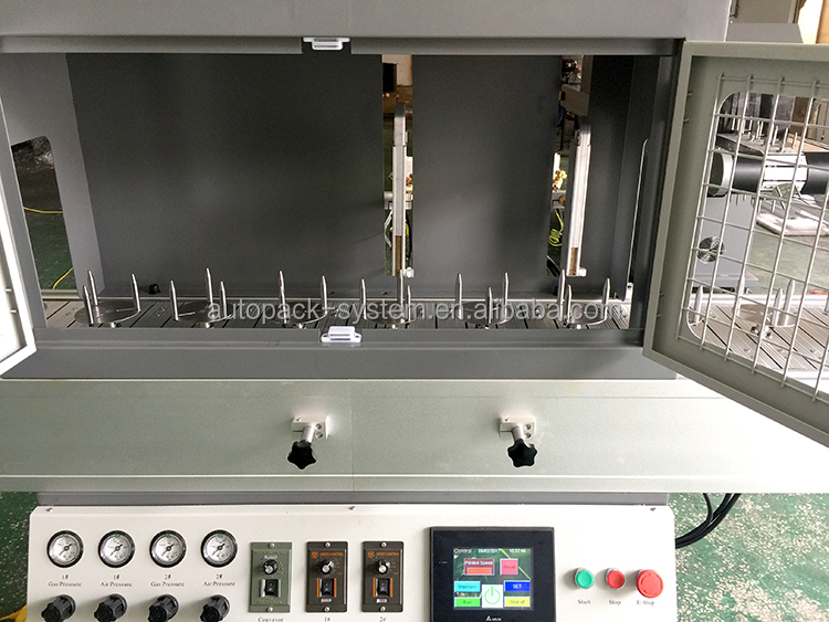 F300CE Flame treatment machine with CE safety closure