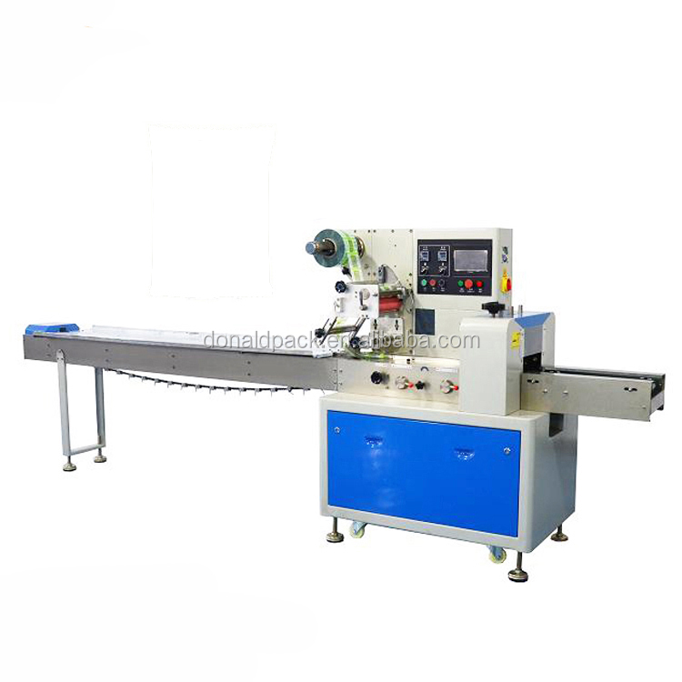 Hotel soap wrapping machine cutlery wrap flow packing machine