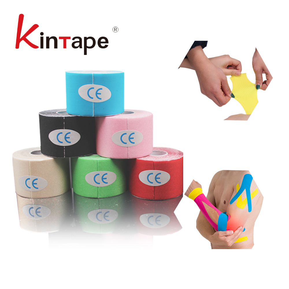 5cmx5m OEM Customized High Elasticity Han's Kinesiology Tape Four Way Stretch For Sports Safety And Physical Therapy