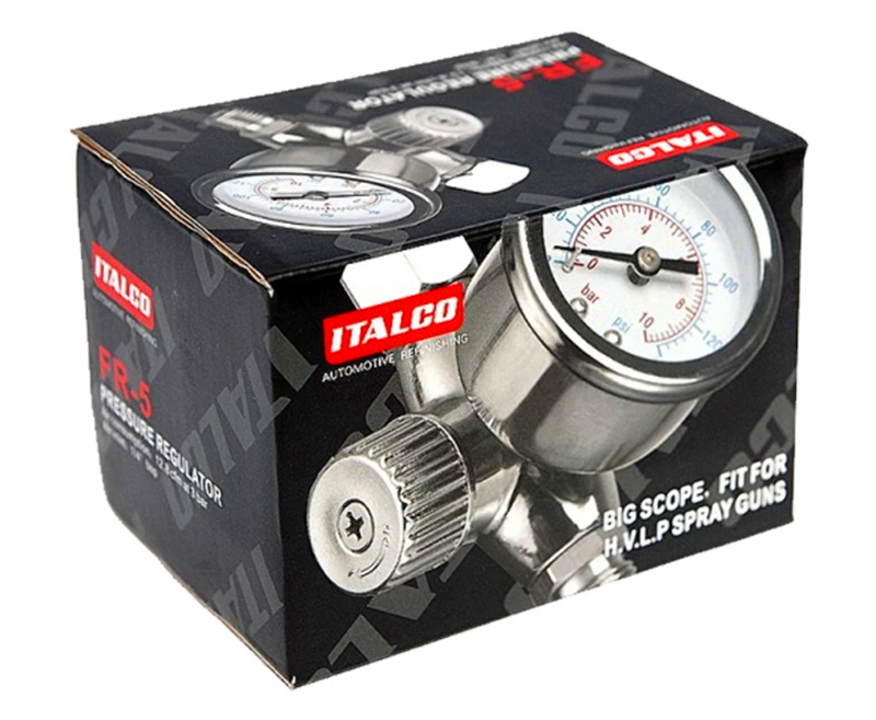 Italco FR-5 высококачественный регулятор давления воздуха с манометром HVLP распылитель