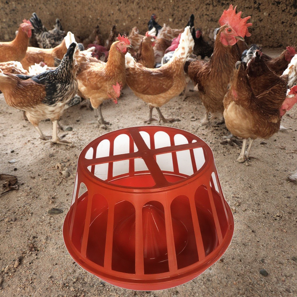 Wholesale Automatic Plastic Chicken Feeder Pot Dog-Proof Animal Feeder for Home Use