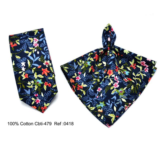 Oem Your Logo New Classical 100% Cotton Ties For Suit