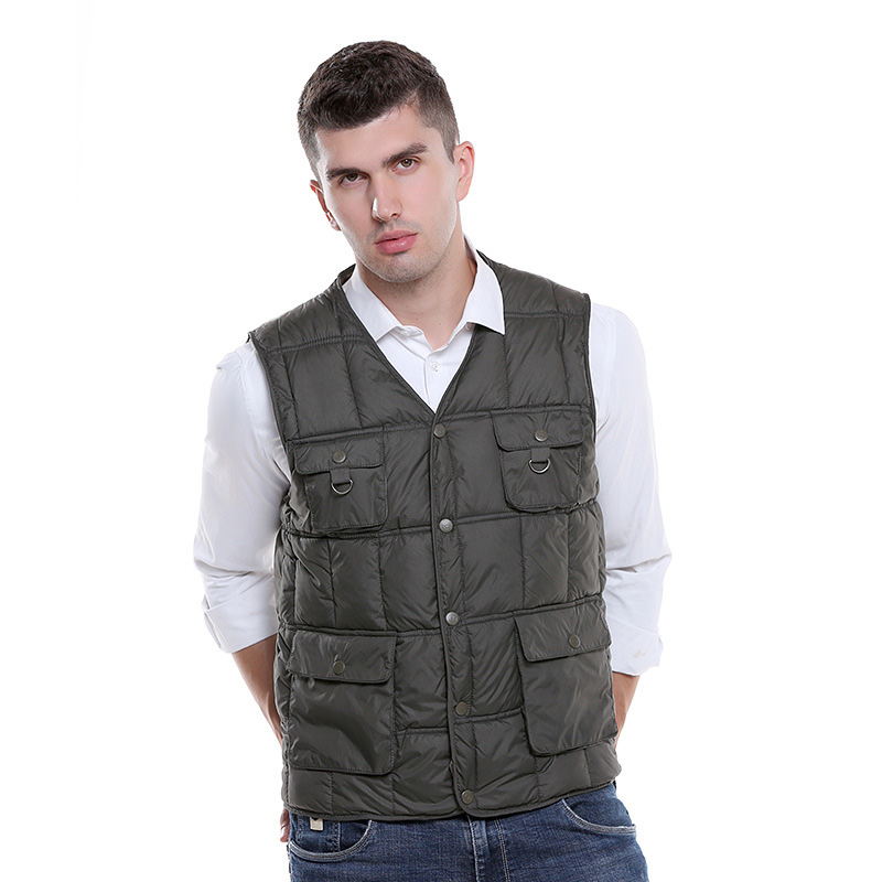 Amazon Winter Autumn Heated Vest Sleeveless Waistcoat with 3 Heated Pads TH11005