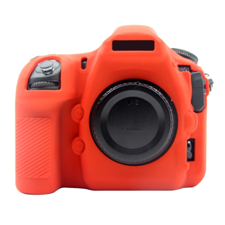 Мягкий силиконовый защитный чехол для Nikon D850 PULUZ 4 вида цветов для справки (красный)