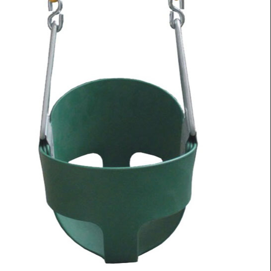 Child swing outdoor garden rubber full bucket baby swing seat