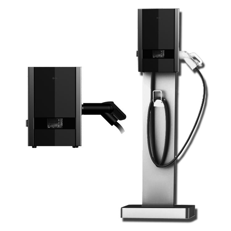 CHAdeMO 2,0 CCS 50A 3 фазы 30 кВт быстрая wallbox DC электромобиль настенная зарядная станция ev