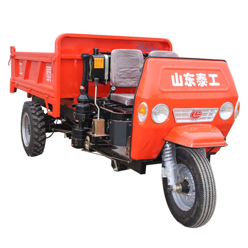 7-speed 22HP U-shaped engineering agricultural vehicle tricycle diesel tractor dump truck climbing mountain loader