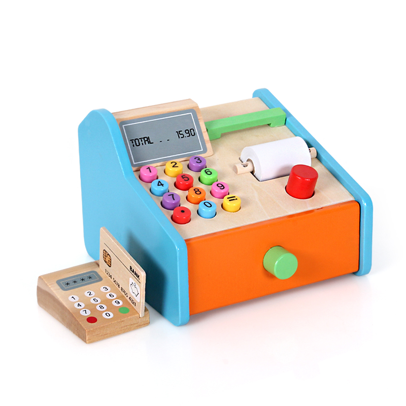 Customized Child Role Play Toys Cash Register Pretend Play Toys For Kids