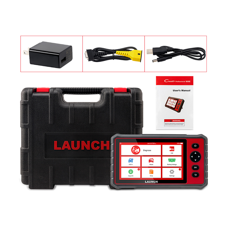 Launch x431 crp 909 Pro 909e или беспроводным способом по Bluetooth, crp909 crp909x obd2 Авто диагностический сканер полный систем электроники диагностическое сканирующее устройство