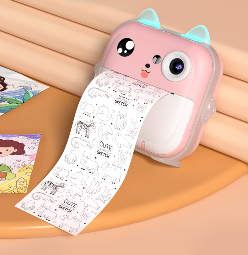 Cartoon Toy Gift Children for christmas and birthday Mini Photo Cameras Kids Camera With Printing