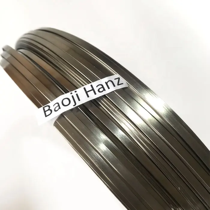 Wholesale shape memory nitinol flat strip wire for medical