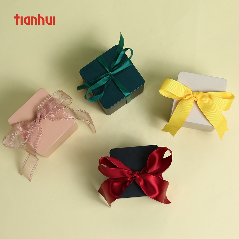 Tianhui металлическая жестяная Праздничная Свадебная подарочная коробка для чая, рождественские подарки