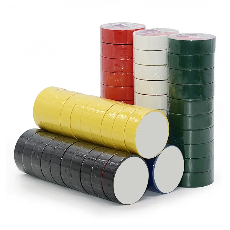 High Quality Osaka Manufacturer Flame Retardant Wire Cable Black Log Roll Adhesive PVC Electrical Insulation Tape Jumbo Roll