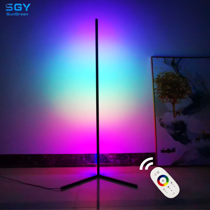 Современный скандинавский регулируемый цветной напольный kona RGB светодиодный цветной угловой светильник стоячий СВЕТОДИОДНЫЙ торшер для гостиной спальни