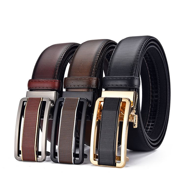 Mens automatic belt top quality comfortable custom automatic belt buckle manufacture