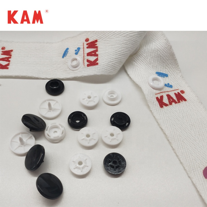 Горячая Распродажа цветных пластиковых кнопок KAM для одежды